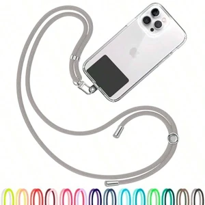 Bks Universal Cell Phone Lanyard Adjustable Neck Strap Crossbody Holder for All Smartphones Grey Bks Universal Cell Phone Lanyard Adjustable Neck Strap Crossbody Holder for All Smartphones Grey