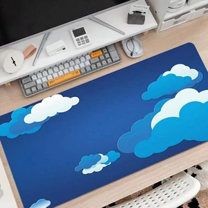 Bks Large Cartoon Clouds Mouse Pad High Definition Gaming Desktop Non Slip Rubber Base Thickened Soft Surface 23.6x13.8 Inch Bks Large Cartoon Clouds Mouse Pad High Definition Gaming Desktop Non Slip Rubber Base Thickened Soft Surface 23.6x13.8 Inch