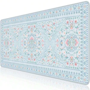 Bks Floral Desk Mat For Keyboard And Mouse, Large Laptop Mouse Pad, Waterproof Makeup Mat, Cute Desktop Mat For Home, Desk Skirts For Teacher Desk, Desk Mat For Dorm(Blue) Bks Floral Desk Mat For Keyboard And Mouse, Large Laptop Mouse Pad, Waterproof Makeup Mat, Cute Desktop Mat For Home, Desk Skirts For Teacher Desk, Desk Mat For Dorm(Blue)