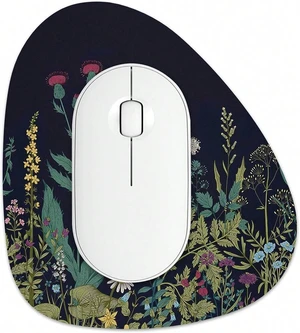 Bks Mini Mouse Pad 6 X 7 Inch, Irregular Shape With Non-Slip Rubber Base, Waterproof Compact Mat For Laptop Wireless Mouse Keyboard Home Office Travel Bks Mini Mouse Pad 6 X 7 Inch, Irregular Shape With Non-Slip Rubber Base, Waterproof Compact Mat For Laptop Wireless Mouse Keyboard Home Office Travel