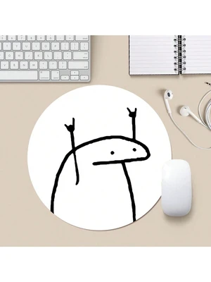 Bks Mini Round Mouse Pad Non-Slip Rubber Base Small Travel Size For Laptop Office Home Study Gaming Bks Mini Round Mouse Pad Non-Slip Rubber Base Small Travel Size For Laptop Office Home Study Gaming
