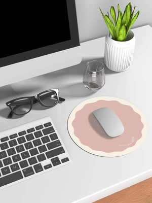Bks 1pc Slogan Graphic PU Leather Mouse Pad Multicolor One-Size Bks 1pc Slogan Graphic PU Leather Mouse Pad Multicolor One-Size