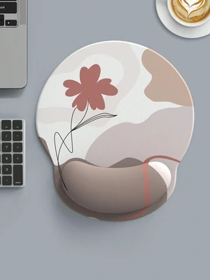 Bks Thick Palm Support Mouse Pad For Laptop Desktop Gaming Morandi Flower Bks Thick Palm Support Mouse Pad For Laptop Desktop Gaming Morandi Flower
