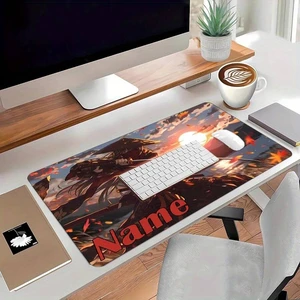 Bks Samurai Gaming Mouse Pad Personalized Name Text Large Rubber Base Cherry Blossom Design Non-Slip Surface for Mechanical Keyboards Bks Samurai Gaming Mouse Pad Personalized Name Text Large Rubber Base Cherry Blossom Design Non-Slip Surface for Mechanical Keyboards