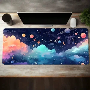 Bks 60cm*35cm*3mm Large Anime Starry Sky Gaming Mouse Pad With Non-Slip Base - Washable Rubber Desk Mat For Office, Computer Keyboard, Perfect Birthday Gift For Men, Boys, And Teens Bks 60cm*35cm*3mm Large Anime Starry Sky Gaming Mouse Pad With Non-Slip Base - Washable Rubber Desk Mat For Office, Computer Keyboard, Perfect Birthday Gift For Men, Boys, And Teens