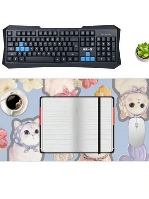 Bks Large Extended Gaming Mouse Pad 35.43 x 15.75 Inch Non-Slip Rubber Base Polyester Fabric for Desk Keyboard and Laptop Bks Large Extended Gaming Mouse Pad 35.43 x 15.75 Inch Non-Slip Rubber Base Polyester Fabric for Desk Keyboard and Laptop