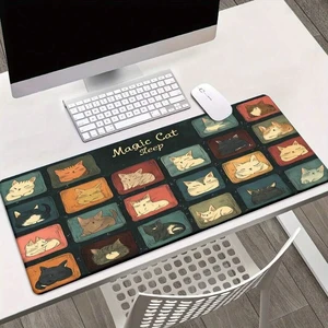 Bks XXL Gaming Desk Pad with Square Pattern - Durable Rubber Mouse Mat for PC Setup, Office Computer, Fantasy Design Bks XXL Gaming Desk Pad with Square Pattern - Durable Rubber Mouse Mat for PC Setup, Office Computer, Fantasy Design