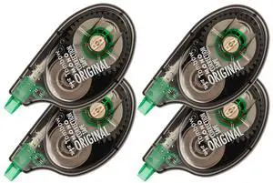 Tombow 68626 MONO Original Correction Tape, 4-Pack. Easy to Use Applicator for Instant Corrections Tombow 68626 MONO Original Correction Tape, 4-Pack. Easy to Use Applicator for Instant Corrections