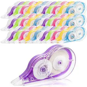Nicunom 36 Pack White Correction Tape, 39 Feet Correction Tapes Easy To Use Applicator for Instant Corrections School Office Supplies, Colorful Nicunom 36 Pack White Correction Tape, 39 Feet Correction Tapes Easy To Use Applicator for Instant Corrections School Office Supplies, Colorful