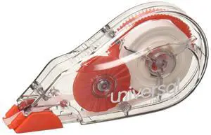 Universal 75606 Correction Tape with Two-Way Dispenser, Non-Refillable, 1/5-Inch x 315-Inch, 6/Pack Universal 75606 Correction Tape with Two-Way Dispenser, Non-Refillable, 1/5-Inch x 315-Inch, 6/Pack