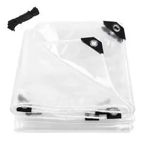 4x6FT Clear Tarp - PE Clear Vinyl Tarp Edge Hot Melt Heavy Duty Clear Waterproof Tarps, with Reinforced Grommets,Tear Resistant for Patio Cover, Greenhouse, Chicken Coops & Porch 4x6FT Clear Tarp - PE Clear Vinyl Tarp Edge Hot Melt Heavy Duty Clear Waterproof Tarps, with Reinforced Grommets,Tear Resistant for Patio Cover, Greenhouse, Chicken Coops & Porch