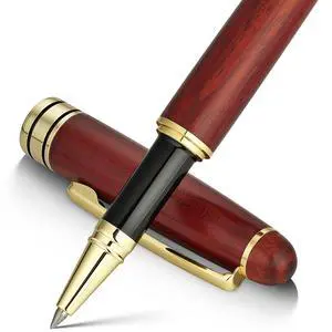 BEILUNER Luxury Wood Ballpoint Pen Writing Set,Rosewood-Elegant Fancy Nice Gift Pen Set for Signature Executive Business Office Fancy Nice Supplies - Christmas Gift Boxed with Extra Refills (Black) BEILUNER Luxury Wood Ballpoint Pen Writing Set,Rosewood-Elegant Fancy Nice Gift Pen Set for Signature Executive Business Office Fancy Nice Supplies - Christmas Gift Boxed with Extra Refills (Black)