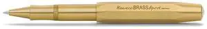 BRASS SPORT Gel/Ballpoint Pen I Pen Including 0.7 mm Rollerball Pen Refill for Left-Handed and Right-Handed Users in Classic Design with Ceramic Ball I Gel Rollerball 13.0 cm BRASS SPORT Gel/Ballpoint Pen I Pen Including 0.7 mm Rollerball Pen Refill for Left-Handed and Right-Handed Users in Classic Design with Ceramic Ball I Gel Rollerball 13.0 cm