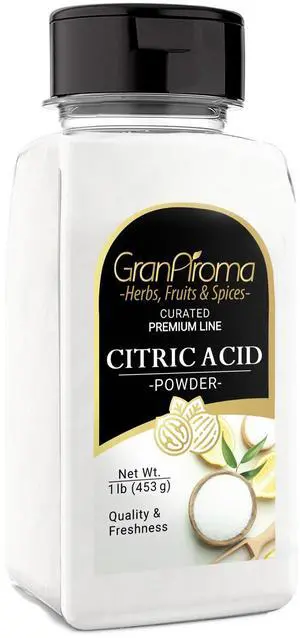 GranAroma Citric Acid, Food Preservative, Baking & Cleaning (16 Ounce) GranAroma Citric Acid, Food Preservative, Baking & Cleaning (16 Ounce)