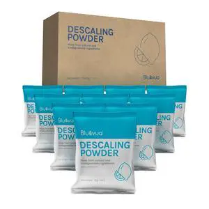 Bluevua Descaling Powder, Organic Citric Acid, Removes Scale and Build-Up, 10 Uses & Individually Packed for Each Use Bluevua Descaling Powder, Organic Citric Acid, Removes Scale and Build-Up, 10 Uses & Individually Packed for Each Use