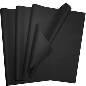 Bobobag 100 Sheets Black Tissue Paper, 20"X14" Matte Black Tissue Paper for Gift Bags Halloween Gift Wrapping, Holiday Decoration & Arts Craft Bobobag 100 Sheets Black Tissue Paper, 20"X14" Matte Black Tissue Paper for Gift Bags Halloween Gift Wrapping, Holiday Decoration & Arts Craft