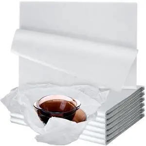 VOKOY 150 Sheets White Tissue Paper for Gift Bags, 24" x 36" Wrapping Tissue Paper Bulk for Wedding, Birthday, Christmas Gifts Packaging, DIY Crafts, Storage, Moving Packing, Party Decor VOKOY 150 Sheets White Tissue Paper for Gift Bags, 24" x 36" Wrapping Tissue Paper Bulk for Wedding, Birthday, Christmas Gifts Packaging, DIY Crafts, Storage, Moving Packing, Party Decor