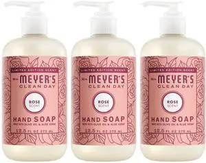 MRS. MEYER'S CLEAN DAY Liquid Hand Soap Rose (12.5 Fl Oz (Pack of 3)) MRS. MEYER'S CLEAN DAY Liquid Hand Soap Rose (12.5 Fl Oz (Pack of 3))