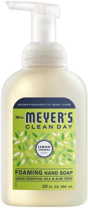 MRS. MEYER'S CLEAN DAY Foaming Hand Soap, Lemon Verbena, 10 oz MRS. MEYER'S CLEAN DAY Foaming Hand Soap, Lemon Verbena, 10 oz