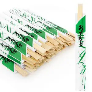 RAINFLOW 48 Pairs Premium Bamboo Chopsticks - Individually Paper Wrapped Disposable Dining Sticks, Smooth Splinter-Free Natural Wooden Utensils for Sushi, Ramen, Camping, Party, Takeout RAINFLOW 48 Pairs Premium Bamboo Chopsticks - Individually Paper Wrapped Disposable Dining Sticks, Smooth Splinter-Free Natural Wooden Utensils for Sushi, Ramen, Camping, Party, Takeout
