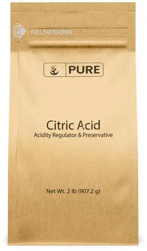 PURE ORIGINAL INGREDIENTS Citric Acid Eco-Friendly Packaging, All-Natural, Acidity Regulator (32 Ounce) PURE ORIGINAL INGREDIENTS Citric Acid Eco-Friendly Packaging, All-Natural, Acidity Regulator (32 Ounce)