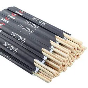 Disposable Chopsticks Pack of 40 Pair, 9" Japanese Style Sleeved Sushi Chopsticks by Gmark GM1038A Disposable Chopsticks Pack of 40 Pair, 9" Japanese Style Sleeved Sushi Chopsticks by Gmark GM1038A
