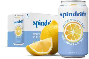 Sparkling Water, Lemon, 12 oz, (pack of 8) Sparkling Water, Lemon, 12 oz, (pack of 8)