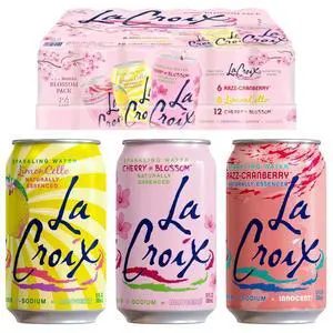 x Sparkling Water Cherry Blossom Variety Pack | 24-Pack of 12oz Cans | 6x Razz-Cran | 6x Limoncello | 12x Cherry Blossom x Sparkling Water Cherry Blossom Variety Pack | 24-Pack of 12oz Cans | 6x Razz-Cran | 6x Limoncello | 12x Cherry Blossom
