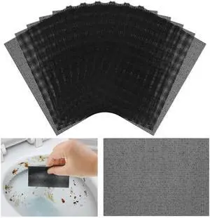 24 Pack Flexible Scrubbing Screen Cleaning Mesh for Household 5.5 x 4 Inch Cleaner Toilet Hard Water Ring Remover Scouring Pad Abrasive Grit Cleaning Screen for Remove Carbon, Rust and Scale 24 Pack Flexible Scrubbing Screen Cleaning Mesh for Household 5.5 x 4 Inch Cleaner Toilet Hard Water Ring Remover Scouring Pad Abrasive Grit Cleaning Screen for Remove Carbon, Rust and Scale