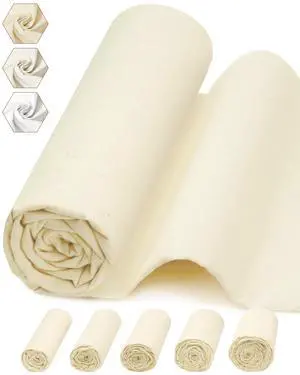 100% Cotton Muslin Fabric by The Yard,63in x 1Yards Unbleached Natural Cotton MaterialMedium Weight Beige Calico Fabric for Sewing,Quilting,Embroidery,Crafts & Apparel Projects 100% Cotton Muslin Fabric by The Yard,63in x 1Yards Unbleached Natural Cotton MaterialMedium Weight Beige Calico Fabric for Sewing,Quilting,Embroidery,Crafts & Apparel Projects