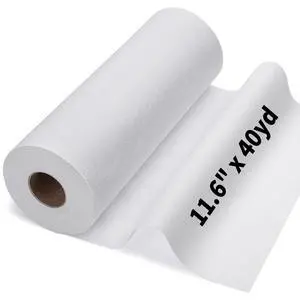 Medium Weight 11.6" x 40 yd White Fusible Interfacing for Sewing: Iron On Non-Woven Fusible Interfacing One-Sided Interfacing Fabric for Sewing DIY Craft Quilting Medium Weight 11.6" x 40 yd White Fusible Interfacing for Sewing: Iron On Non-Woven Fusible Interfacing One-Sided Interfacing Fabric for Sewing DIY Craft Quilting