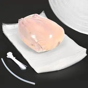 50 Pcs Poultry Shrink Bags, 10x16 Inch Chicken Shrink Wrap Bags, BPA/BPS Free Heat Shrink Bag for Food Storage and Keeping Fresh, Include Silicone Straw and 50 Zip Ties 50 Pcs Poultry Shrink Bags, 10x16 Inch Chicken Shrink Wrap Bags, BPA/BPS Free Heat Shrink Bag for Food Storage and Keeping Fresh, Include Silicone Straw and 50 Zip Ties