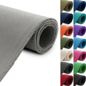 Thickened Waterproof Canvas Fabric by The Yard 1200D 58" W Outdoor Upholstery Material Heavy Duty Fabric Water Resistant Sewing Material for Chair Patio Cushion Purse 1 Yard Silver Grey Thickened Waterproof Canvas Fabric by The Yard 1200D 58" W Outdoor Upholstery Material Heavy Duty Fabric Water Resistant Sewing Material for Chair Patio Cushion Purse 1 Yard Silver Grey
