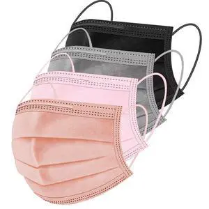 100 Pcs Non-medical Disposable Face Masks - Breathable Non-woven Maskial Mouth Cover 3 Layer with Nose Clip Elastic Earloop Multicolor 100 Pcs Non-medical Disposable Face Masks - Breathable Non-woven Maskial Mouth Cover 3 Layer with Nose Clip Elastic Earloop Multicolor