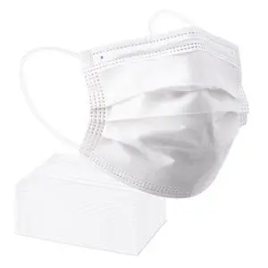 White Disposable Face Masks 100 Pcs White Face Mask 3 Ply Protection Masks White Disposable Face Masks 100 Pcs White Face Mask 3 Ply Protection Masks
