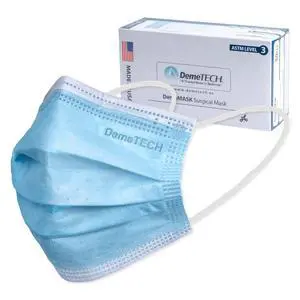 ASTM Level 3 Disposable Face Masks, Protective Face Mask Pack with 3 Layers, Adult, 50 Qty ASTM Level 3 Disposable Face Masks, Protective Face Mask Pack with 3 Layers, Adult, 50 Qty