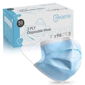 FDA Cleared ASTM Level 3 Procedure Face Masks, Made in USA, 98% Filtration, Fluid Resistant, 3-Ply Ear Loop, 50 Pack FDA Cleared ASTM Level 3 Procedure Face Masks, Made in USA, 98% Filtration, Fluid Resistant, 3-Ply Ear Loop, 50 Pack