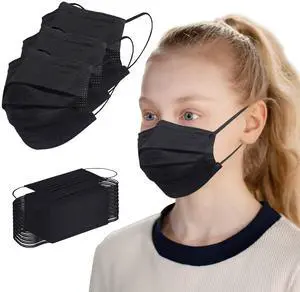 Kids Masks 100 Pcs, Black Face Mask for Kids Boys Girls, Kids Disposable Face Masks Kids Masks 100 Pcs, Black Face Mask for Kids Boys Girls, Kids Disposable Face Masks