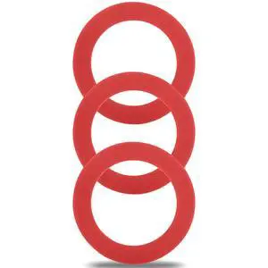 Flush Valve Seal for Mansfield 210/211 Flush Valve, Upgraded Silicone Material Mansfield Toilet Replacement Parts 160, Toilet Gasket Equivalent to 630-0030, 3Pcs Flush Valve Seal for Mansfield 210/211 Flush Valve, Upgraded Silicone Material Mansfield Toilet Replacement Parts 160, Toilet Gasket Equivalent to 630-0030, 3Pcs