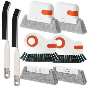 Window Sill Cleaner Tool - Hard Bristle Crevice Cleaning Brush, Multifunctional Gap Scrub Brush, Window, Home Essentials, Bathroom Cleaner Tools for Household Use, Kitchen - 8PCS Window Sill Cleaner Tool - Hard Bristle Crevice Cleaning Brush, Multifunctional Gap Scrub Brush, Window, Home Essentials, Bathroom Cleaner Tools for Household Use, Kitchen - 8PCS