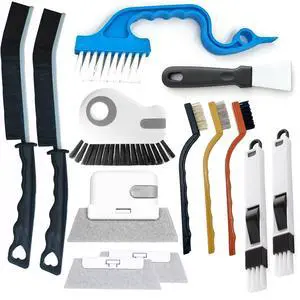 13Pcs Crevice Cleaning Brush Set, Window Groove Cleaning Brush Kit Hard Bristle for Sliding Door, Sill, Tile Lines, Shutter, Corner, Grout, Sink 13Pcs Crevice Cleaning Brush Set, Window Groove Cleaning Brush Kit Hard Bristle for Sliding Door, Sill, Tile Lines, Shutter, Corner, Grout, Sink