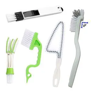 5Pcs Crevice Cleaning Brush Set, Hard Bristle Grout Brush for Window Track, Tile Lines, Sink Corners, Small Gaps, Bottles & Blinds 5Pcs Crevice Cleaning Brush Set, Hard Bristle Grout Brush for Window Track, Tile Lines, Sink Corners, Small Gaps, Bottles & Blinds