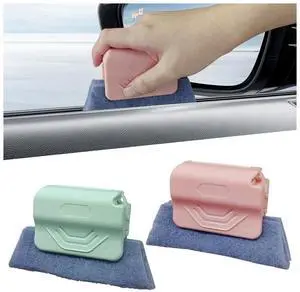 2PCS Magic Window Track Cleaner, Window Groove Cleaning Brush Tools Set, Hand-held Window Track Cleaner, Vehicle Clean Accessory for Sliding Door, Sill, Tile Lines, Shutter, Car Vents (GN&PK) 2PCS Magic Window Track Cleaner, Window Groove Cleaning Brush Tools Set, Hand-held Window Track Cleaner, Vehicle Clean Accessory for Sliding Door, Sill, Tile Lines, Shutter, Car Vents (GN&PK)