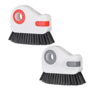 2 PCS Groove Cleaning Brush 2 in 1 Window Track Cleaning Tool Crevice Cleanings Brush Multifunction Hard Bristle with Hidden Scraper Grout Cleaner Grip Brushes for Slid Door Track Window Sill 2 PCS Groove Cleaning Brush 2 in 1 Window Track Cleaning Tool Crevice Cleanings Brush Multifunction Hard Bristle with Hidden Scraper Grout Cleaner Grip Brushes for Slid Door Track Window Sill
