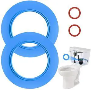Flush Valve Seal for American Standard & Eljer Toilets, 2 Pcs Toilet Tank Parts Leak-Proof Upgraded Silicone Replacement for 7301111-0070A, for Champion 4 & Titan 4 Models with O Rings Flush Valve Seal for American Standard & Eljer Toilets, 2 Pcs Toilet Tank Parts Leak-Proof Upgraded Silicone Replacement for 7301111-0070A, for Champion 4 & Titan 4 Models with O Rings