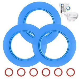 Flush Valve Seal for American Standard and Eljer Toilet, 3 Pack Toilet Parts for 7301111-0070A Upgraded Silicone Material Flush Valve Replacement Kit Gasket Ring for Champion 4 and Eljer Titan 4 Flush Valve Seal for American Standard and Eljer Toilet, 3 Pack Toilet Parts for 7301111-0070A Upgraded Silicone Material Flush Valve Replacement Kit Gasket Ring for Champion 4 and Eljer Titan 4