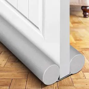 Door Draft Stopper Door Sweep Weather Stripping Noise Blocker Window Breeze Blocker Adjustable Draft Door Closers, Grey Door Draft Stopper Door Sweep Weather Stripping Noise Blocker Window Breeze Blocker Adjustable Draft Door Closers, Grey