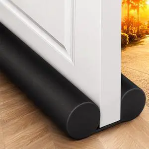 Under Door Draft Stopper for Bottom of Doors 38" Black Door Blocker Noise ReducerLight Cold Air Guard Breeze Sound Proof Door Sweep Weather Stripping Door Seal Insulation Strip Gap Filler Under Door Draft Stopper for Bottom of Doors 38" Black Door Blocker Noise ReducerLight Cold Air Guard Breeze Sound Proof Door Sweep Weather Stripping Door Seal Insulation Strip Gap Filler