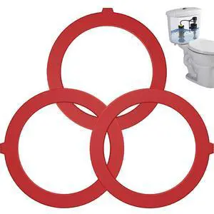 Flush Valve Seal for Kohler, 3 Pack Upgraded Silicone Material Canister Flush Valve Toilet Gasket Replacement Parts for K-GP1059291, Easy to Install and Uninstall Flush Valve Seal for Kohler, 3 Pack Upgraded Silicone Material Canister Flush Valve Toilet Gasket Replacement Parts for K-GP1059291, Easy to Install and Uninstall