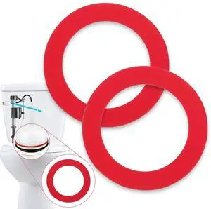 Flush Valve Seal for Mansfield 210/211 Flush Valve - 2-Pack Toilet Gasket Replacement Parts - Upgraded Leak-Proof Silicone 630-0030 Seal Flush Valve Seal for Mansfield 210/211 Flush Valve - 2-Pack Toilet Gasket Replacement Parts - Upgraded Leak-Proof Silicone 630-0030 Seal